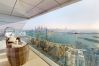 Apartment in Dubai - Magnificent 2BR+maids Apt. in Palm Tower with Skyline View